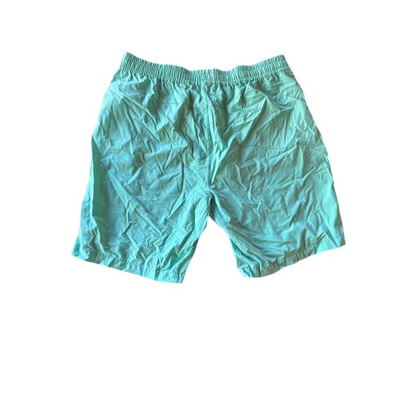 Myles Mens Athletic Shorts L Green Lightweight Elastic Waist Inner Mesh Lining - Picture 3 of 4